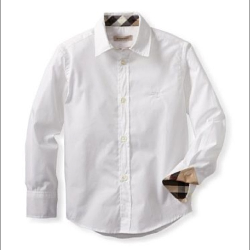 Burberry kids white shirt